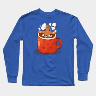 Gingerbread Cookie Cocoa Bath Long Sleeve T-Shirt